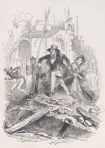 Pariseren kan ikke alene deltage i en styrkende øvelse, men han opnår sikkerheden i..., 1843. af Jean Ignace Isidore Gérard