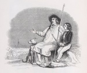 Stjerneskud fra The Complete Works of Béranger, 1836. af Jean Ignace Isidore Gérard