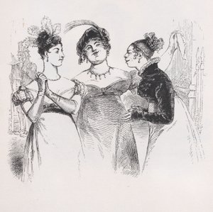 Disse damers mening fra Bérangers komplette værker, 1836. af Jean Ignace Isidore Gérard