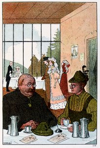 Vogesen Bilder (billeder af Vogeserne) ; På Hotel de la Schucht 