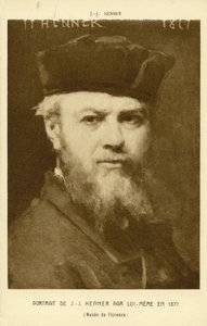 Selvportræt af Jean-Jacques Henner, fransk kunstner af Jean Jacques (after) Henner