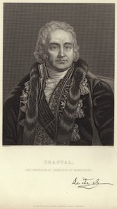 Portræt af Jean-Antoine Chaptal af Jean Jacques Francois Monanteuil