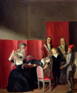 Dauphinen taget fra hans familie, 3. juli 1793