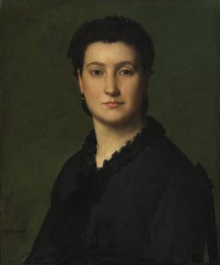 Portræt af en kvinde, ca. 1875-1880. af Jean Jacques Henner