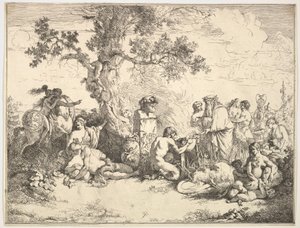 Offer til Pan, 1762-63. af Jean Jacques Lagrenee