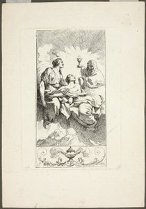 Teologiens tre dyder af Jean Jacques Lagrenee