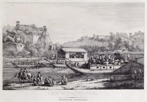 Bådtur på Seinen, 1803 af Jean Jacques de Boissieu