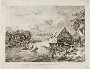 Krydsning nær vandmøllen