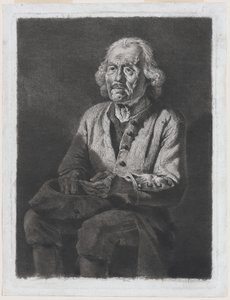 Gamle Gerard, bonde fra Chasselay af Jean Jacques de Boissieu