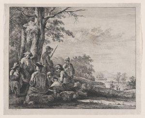 Bønders hvile, 1803. af Jean Jacques de Boissieu