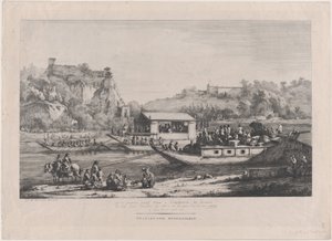 Pave Pius VII på Saône, 1805. af Jean Jacques de Boissieu