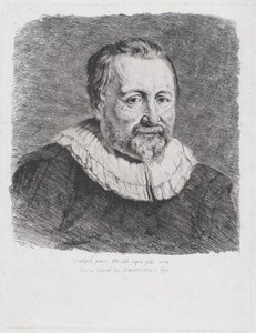 Portræt, efter Van Dyck, 1770. af Jean Jacques de Boissieu