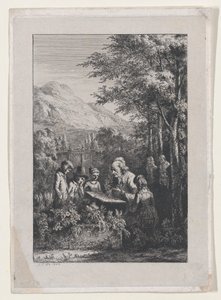 Botanikundervisningen, 1804. af Jean Jacques de Boissieu