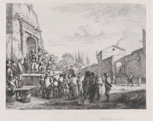 De små charlataner, 1773. af Jean Jacques de Boissieu