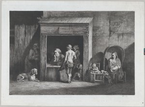 Den offentlige skribent, 1790. af Jean Jacques de Boissieu