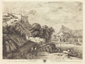 Udsigt over Aqua Pendente på vejen fra Siena til Rom