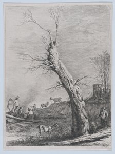 Winter, efter en tegning færdiggjort i Saint-Chamond, 1795. af Jean Jacques de Boissieu