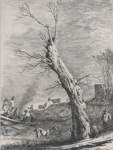 Winter, efter en tegning færdiggjort i Saint-Chamond, 1795. af Jean Jacques de Boissieu