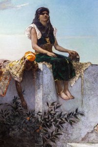 Aften på terrasserne (Marokko) af Jean Joseph Benjamin Constant