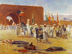 maurisk procession af Jean Joseph Benjamin Constant