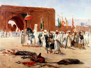 maurisk procession, af Jean Joseph Benjamin Constant
