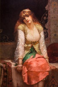 Oriental Beauty, før eller omkring 1880 (Olie på lærred)