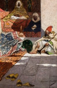 Presents of a pasha (detail), før 1883 (Olie på lærred) af Jean Joseph Benjamin Constant