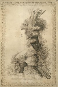 Portræt af Marie Antoinette 1755-1793, ærkehertuginde af Østrig og dronning..., 1787. af Jean Joseph Bernard