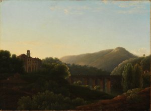 Broen ved La Cava, Kongeriget Napoli af Jean Joseph Xavier Bidauld