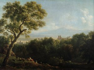 Udsigt over Frascati, 1820