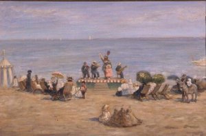 Sommer på stranden af Jean Laurent