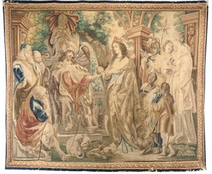 Bruxelles gobelin fra et sæt på seks, ca. 1650 (uld og silke) af Jean Le and Eggermans Daniel II Clerc