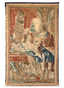 Bruxelles gobelin fra et sæt på seks, ca. 1650 (uld og silke) af Jean Le and Eggermans Daniel II Clerc