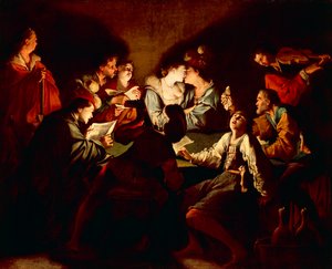 Natkoncert, ca. 1621/2 (olie på lærred)