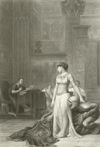 Cleopatra og Cæsar (gravering)