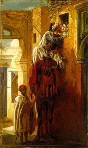Trystet af Jean Leon (attr. to) Gerome