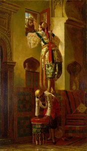Trystet af Jean Leon (attr. to) Gerome