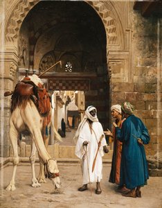 En strid blandt arabere; Dispute d