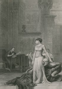 Cleopatra og Cæsar af Jean Leon Gerome