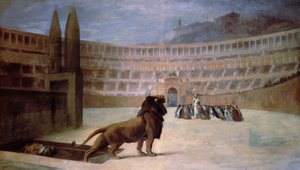 De kristne martyrers sidste bøn. Maleri af Jean-Leon Gerome (Jean Leon Gerome af Jean Leon Gerome