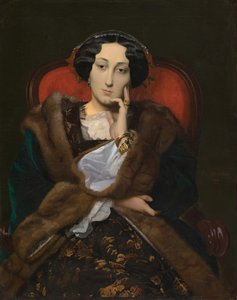 Portræt af en kvinde, 1851. af Jean Leon Gerome