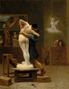 Pygmalion og Galatea, ca. 1890 af Jean Leon Gerome