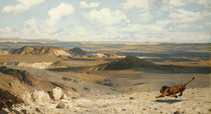 Jagten; Le Poursuite, 1889 af Jean Leon Gerome