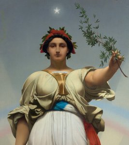 Republikken af ​​Gerome Jean Leon (1824 - 1904) (allegori - 1848); Lilas rådhus af Jean Leon Gerome