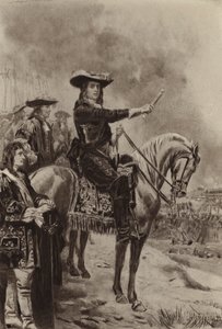 Marlborough at Blenheim (fotogravure) af Jean Leon Gerome Ferris