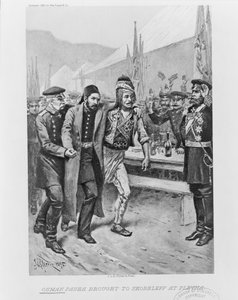 Osman Pasha bragt til Skobelev ved Plevna, ca. 1895 af Jean Leon Gerome Ferris