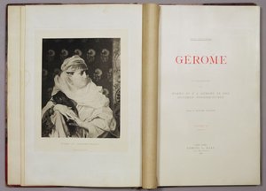 Woman of Constantinopel, fra en samling af Jean-Leon Geromes værker i 100 fotogravurer, 1881 (fotogravure) af Jean Leon after Gerome
