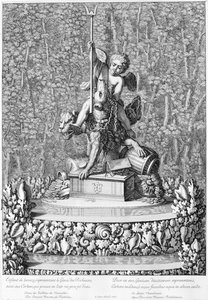 Springvand med rigdommens geni, Versailles, 1676 af Jean Lepautre