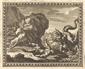 Hippolytus og havmonsteret af Jean Lepautre