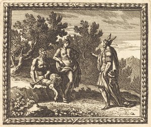 Midas med Apollo og Pan af Jean Lepautre